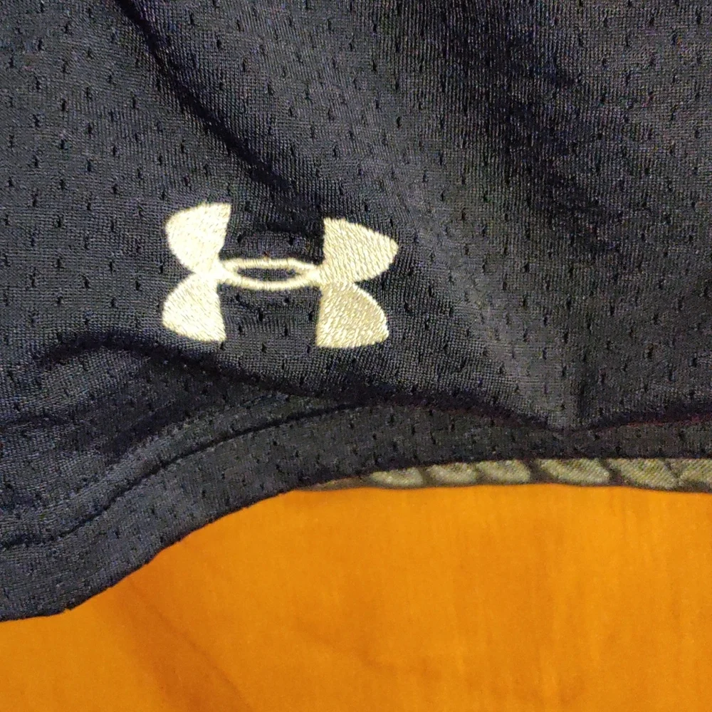 ✨Under Armor men's size medium blue mesh basketball shorts - Picture 2 of 4